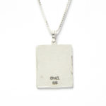 שרשרת כסף 925 עם תליון אם אשכח ירושלים תשכח ימיני לחריטה בהתאמה אישית