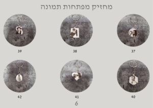 מחזיק מפתחות עם חריטת תמונה